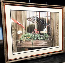 Load image into Gallery viewer, Les McDonald Reflections Lithograph  - Brand New Super Custom Sporting Frame