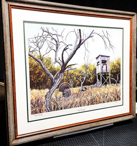 Les McDonald "Safe Passage" Lithograph - Brand New Custom Sporting Frame