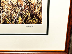 Les McDonald "Safe Passage" Lithograph - Brand New Custom Sporting Frame