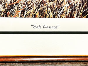 Les McDonald "Safe Passage" Lithograph - Brand New Custom Sporting Frame
