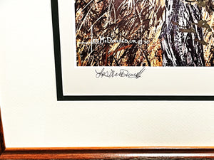 Les McDonald "Safe Passage" Lithograph - Brand New Custom Sporting Frame