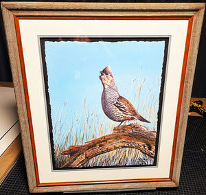 Les McDonald Singing The Blues GiClee Half Sheet - Brand New Super Custom Sporting Frame