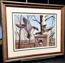 Load image into Gallery viewer, Les McDonald &quot;Wetland Woodies&quot; Lithograph - Brand New Custom Sporting Frame