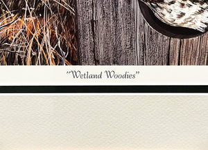 Les McDonald "Wetland Woodies" Lithograph - Brand New Custom Sporting Frame