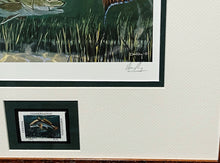 Load image into Gallery viewer, Don Ray 1994 Coastal Conservation Association CCA Stamp Print With Stamp - Brand New Super Custom Sporting Frame