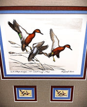 Load image into Gallery viewer, Maynard Reece 1971 Federal Duck Stamp Print First Edition Artist Proof With Double Stamps - Brand New Super Custom Sporting Frame