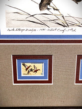 Load image into Gallery viewer, Maynard Reece 1971 Federal Duck Stamp Print First Edition Artist Proof With Double Stamps - Brand New Super Custom Sporting Frame