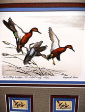 Load image into Gallery viewer, Maynard Reece 1971 Federal Duck Stamp Print First Edition Artist Proof With Double Stamps - Brand New Super Custom Sporting Frame