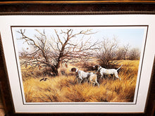 Load image into Gallery viewer, Maynard Reece Pointers And Bobwhites Lithograph Year 1980 - Brand New Custom Sporting  Frame