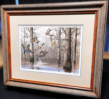 Load image into Gallery viewer, Maynard Reece Timber Mallard&#39;s Lithograph Classic Greenhead Ducks - Brand New Super Custom Sporting Frame