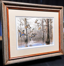 Load image into Gallery viewer, Maynard Reece Timber Mallard&#39;s Lithograph Classic Greenhead Ducks - Brand New Super Custom Sporting Frame