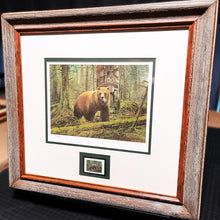 Load image into Gallery viewer, Michael Coleman  1985 Boone And Crockett Club Stamp Print With Stamp - Brand New Custom Sporting Frame