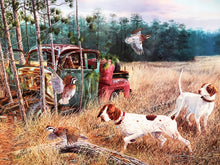 Load image into Gallery viewer, Randy McGovern - &quot;1997 Quail Unlimited Stamp Print With Stamp&quot; - Brand New Custom Sporting Frame