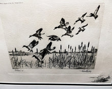 Load image into Gallery viewer, Richard Bishop Pitchin&#39; In Dry-Point Etching Print Year 1940&#39;s - Brand New Super Custom Sporting Frame