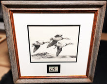 Load image into Gallery viewer, Ron Jenkins 1965 Federal Waterfowl Duck Stamp Print With Stamp - Brand New Custom Sporting Frame