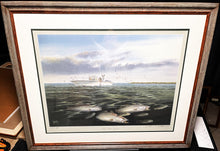 Load image into Gallery viewer, Ronnie Wells - Bay Water Specks - Lithograph AP - Brand New Custom Sporting Frame