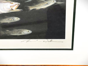 Ronnie Wells - Bay Water Specks - Lithograph AP - Brand New Custom Sporting Frame