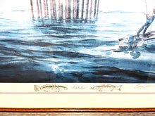 Load image into Gallery viewer, Sam Caldwell  Timbalier Gulf Coastal Conservation Association GCCA CCA Artist Proof With 2 Remarque&#39;s Year 1986 - Brand New Custom Sporting Frame