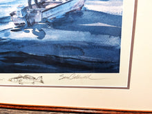 Load image into Gallery viewer, Sam Caldwell - &quot;Timbalier&quot; - Lithograph - Gulf Coast Conservation Association GCCA CCA Artist Proof - 2 Remarque&#39;s Year 1986 - Brand New Custom Sporting Frame