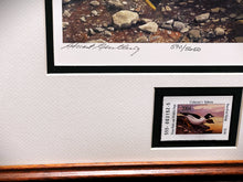 Load image into Gallery viewer, Scott &amp; Stuart Gentling 2004 Texas Texas Waterfowl Stamp Print With Stamp - Brand New Super Custom Sporting Frame