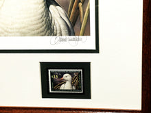 Load image into Gallery viewer, Sherrie Russell Meline - 2006 Federal Duck  Stamp Print With Double Stamps - Brand New Custom Sporting Frame
