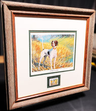 Load image into Gallery viewer, Todd Mallett 1998 Quail Unlimited Stamp Print With Stamp - Brand New Super Custom Sporting Frame