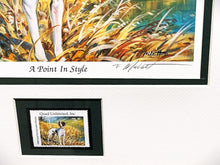 Load image into Gallery viewer, Todd Mallett  1998 Quail Unlimited Stamp Print With Stamp - Brand New Custom Sporting Frame