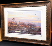 Load image into Gallery viewer, Herb Booth Winter Dove Lithograph - Brand New Super Custom Sporting Frame