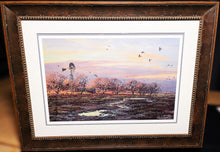 Load image into Gallery viewer, Herb Booth Winter Dove Lithograph - Brand New Super Custom Sporting Frame