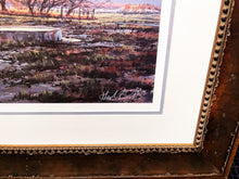 Load image into Gallery viewer, Herb Booth Winter Dove Lithograph - Brand New Super Custom Sporting Frame