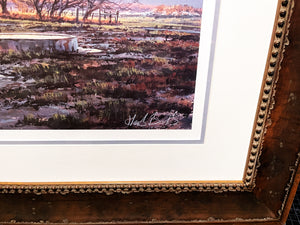 Herb Booth Winter Dove Lithograph - Brand New Super Custom Sporting Frame