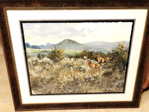 Chance Yarbrough Bow Hunting Trophy Elk Full Sheet GiClee - Artist Proof - Brand New Custom Sporting Frame