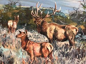 Chance Yarbrough Bow Hunting Trophy Elk Full Sheet GiClee - Artist Proof - Brand New Custom Sporting Frame
