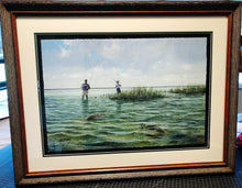 Load image into Gallery viewer, John Dearman Redfish 2005 GiClee Half Sheet - Brand New Custom Sporting Frame