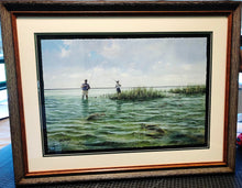 Load image into Gallery viewer, John Dearman Redfish 2005 GiClee Half Sheet - Brand New Super Custom Sporting Frame
