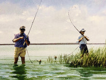 Load image into Gallery viewer, John Dearman Redfish 2005 GiClee Half Sheet - Brand New Custom Sporting Frame