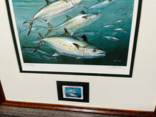 Load image into Gallery viewer, Diane Rome Peebles 1995 Coastal Conservation Association CCA Stamp Print With Stamp - Brand New Custom Sporting Frame