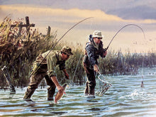Load image into Gallery viewer, John P. Cowan - The Tailing Flats - Artist Proof Lithograph 1996 -  Brand New Custom Sporting Frame