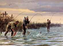 Load image into Gallery viewer, John P. Cowan - The Tailing Flats - Artist Proof Lithograph 1996 -  Brand New Custom Sporting Frame
