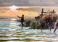 Load image into Gallery viewer, John P. Cowan - The Tailing Flats - Artist Proof Lithograph 1996 -  Brand New Custom Sporting Frame