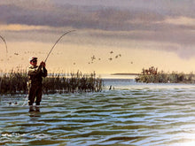 Load image into Gallery viewer, John P. Cowan - The Tailing Flats - Artist Proof Lithograph 1996 -  Brand New Custom Sporting Frame