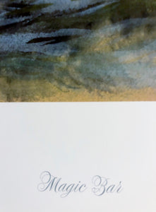John Dearman - Magic Bar & High Tide Paired Set, Matching Numbers - 2 Framed Lithographs" - Brand New Custom Sporting Frame