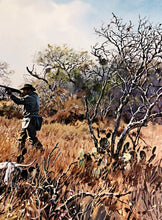 Load image into Gallery viewer, John P. Cowan Cactus Covey Lithograph Year 1988 - Brand New Super Custom Sporting Frame