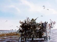 Load image into Gallery viewer, John P. Cowan - Windy Morning - Lithograph 1996 - Brand New Custom Sporting Frame