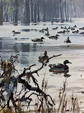 Load image into Gallery viewer, John P. Cowan High Blind Lithograph Year 1991 - Brand New Super Custom Sporting Frame