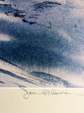 Load image into Gallery viewer, John P. Cowan - Jumping The Pits - Lithograph 1985 - Brand New Custom Sporting Frame