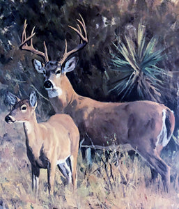 Ken Carlson - Brush Country Escort - Lithograph - Brand New Custom Sporting Frame