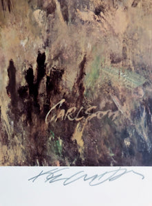 Ken Carlson - Brush Country Escort - Lithograph - Brand New Custom Sporting Frame