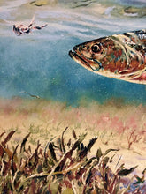 Load image into Gallery viewer, Chance Yarbrough - Pothole Predation - GiClee - Speckled Trout - Brand New Custom Sporting Frame