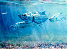 Load image into Gallery viewer, Chance Yarbrough - Midday Sliders - GiClee - Tarpon - Brand New Custom Sporting Frame